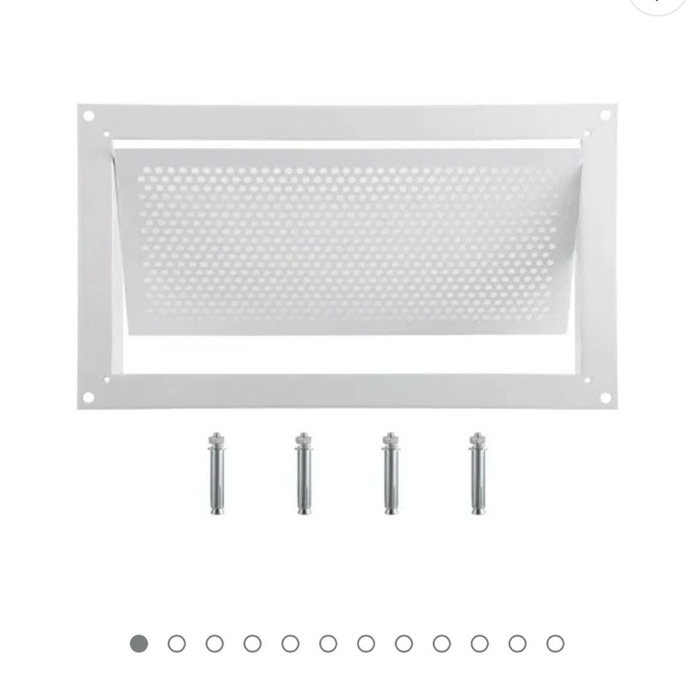 VEVOR Crawl Space Flood Vent Foundation Flood Vent 8"H x 16"W Wall Vent